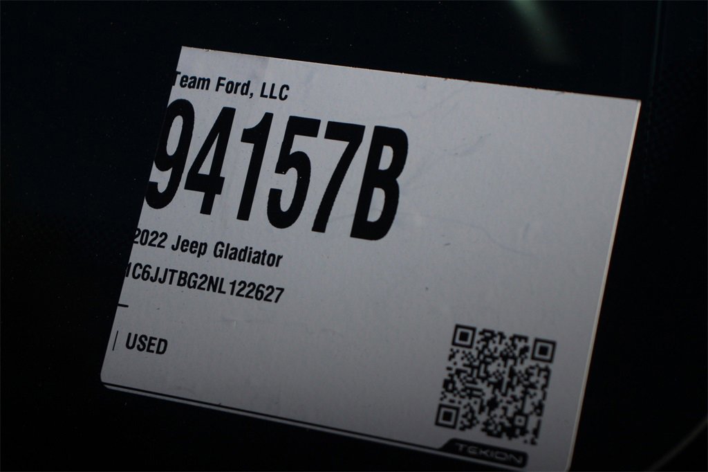 Used 2022 Jeep Gladiator Rubicon w/ LED Lighting Group image 31