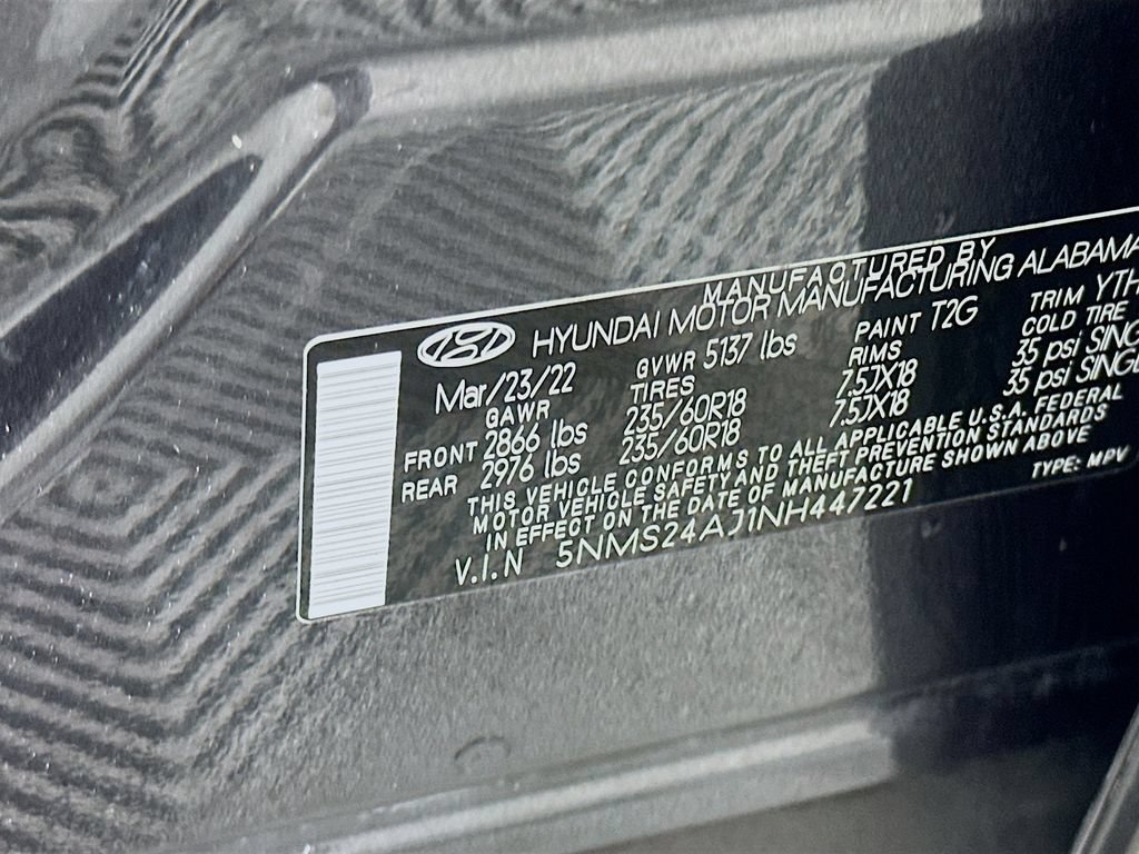 Used 2022 Hyundai Santa Fe SEL FWD image 31