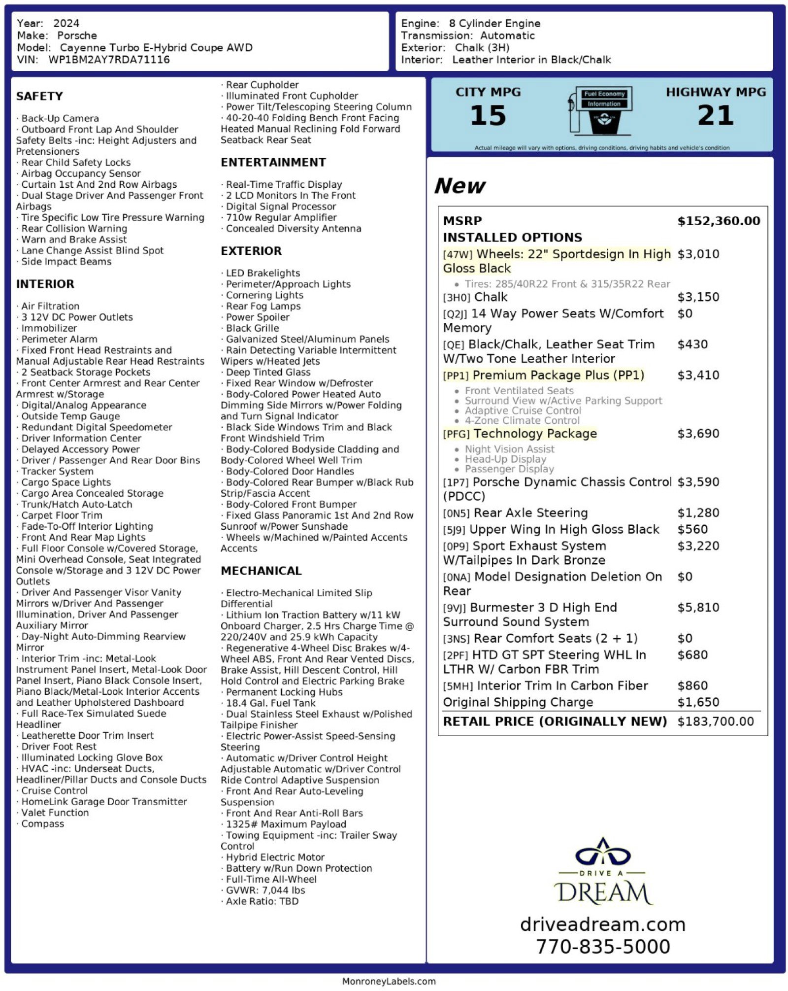 Used 2024 Porsche Cayenne Turbo AWD/4WD image 80