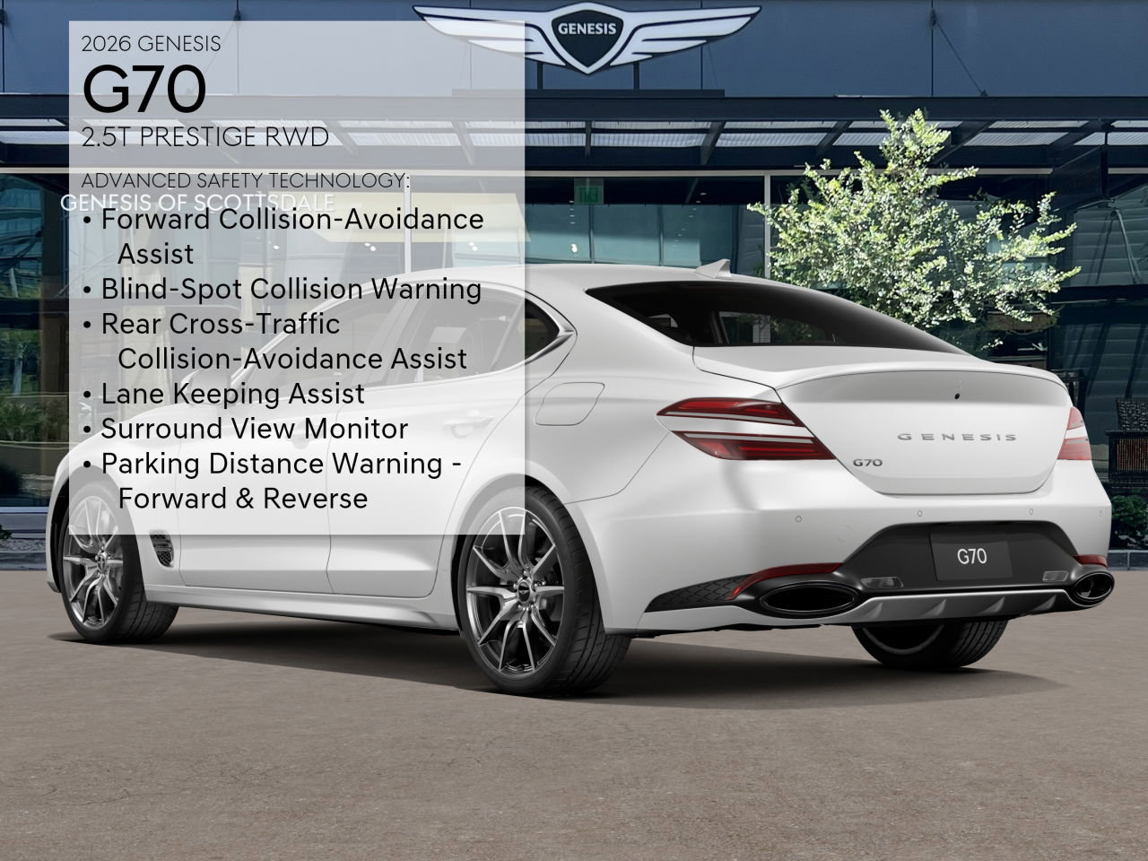 New 2026 Genesis G70 2.5T Prestige image 7