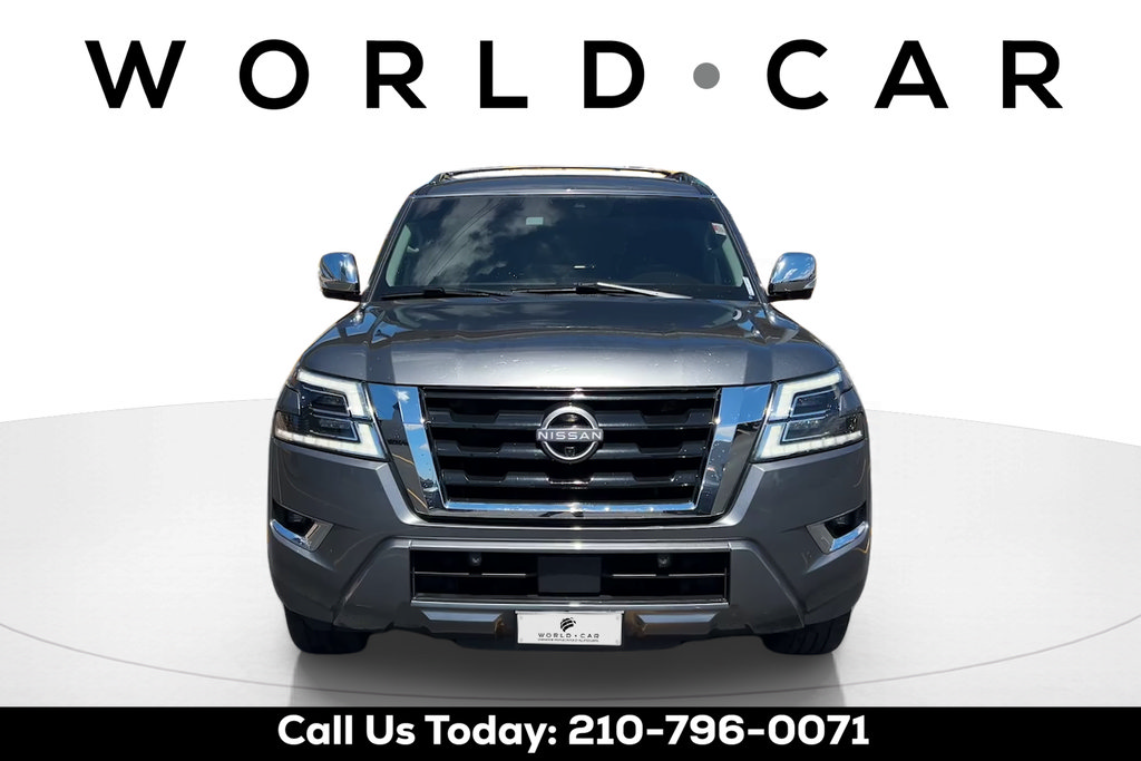 Used 2021 Nissan Armada Platinum w/ Captain's Chairs Package RWD image 2