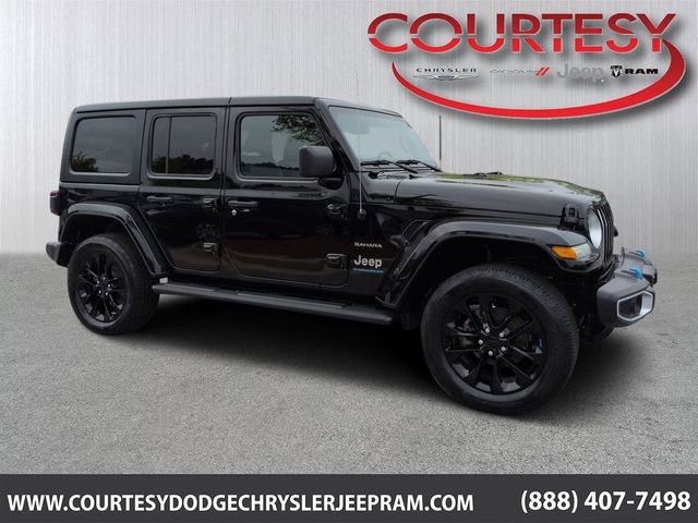 Certified 2023 Jeep Wrangler Unlimited Sahara w/ Cold Weather Group AWD/4WD image 1