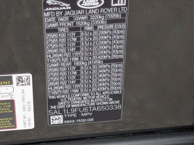 Certified 2026 Land Rover Range Rover Sport Dynamic SE AWD/4WD image 28