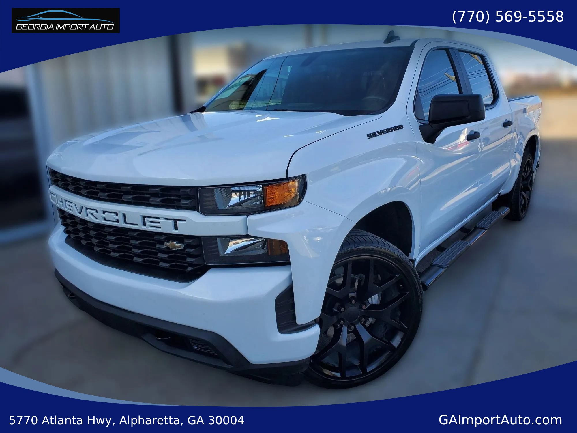 Used 2021 Chevrolet Silverado 1500 Custom RWD image 1