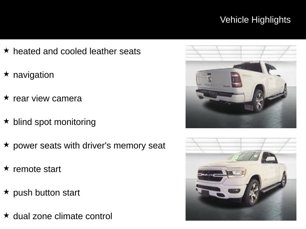 Used 2020 RAM 1500 Laramie w/ Sport Appearance Package AWD/4WD image 10