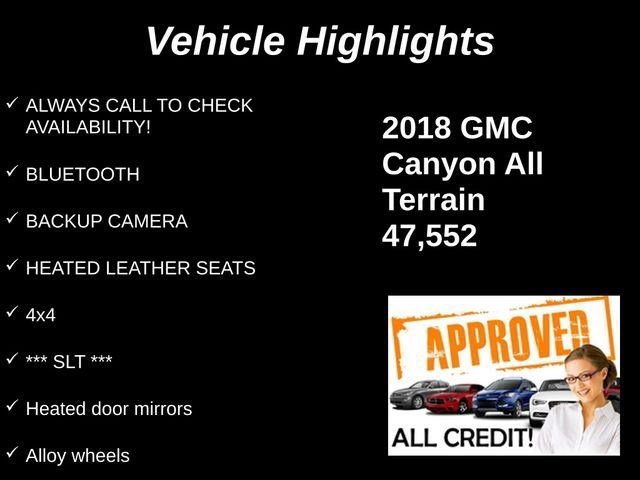 Used 2018 GMC Canyon All Terrain w/ Trailering Package AWD/4WD image 10