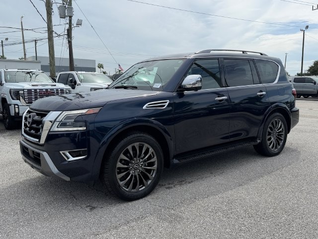 Used 2023 Nissan Armada Platinum w/ Captain's Chairs Package AWD/4WD image 3