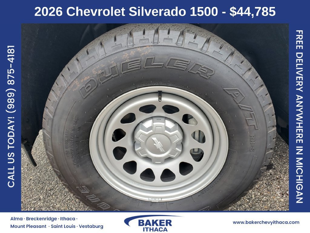 New 2026 Chevrolet Silverado 1500 W/T w/ Trailering Package AWD/4WD image 23