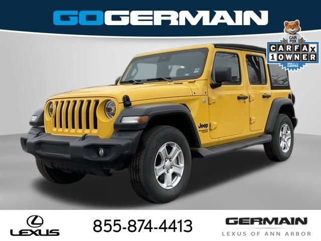 Used 2021 Jeep Wrangler Unlimited Sport video 1