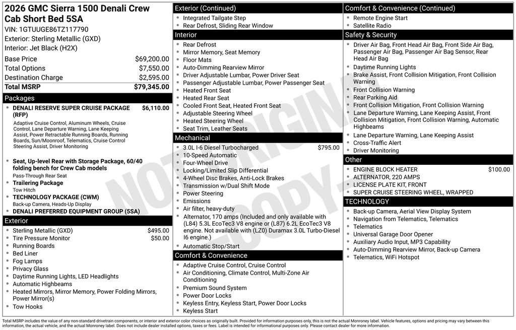 Used 2026 GMC Sierra 1500 Denali image 26