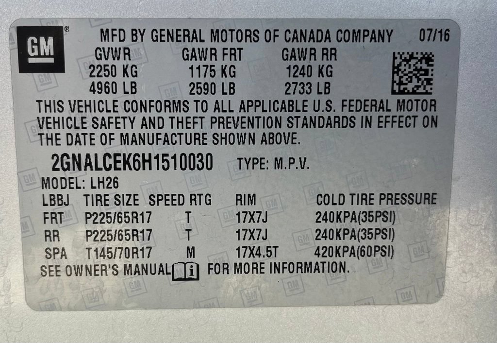 Used 2017 Chevrolet Equinox LT w/ Convenience Package FWD image 38