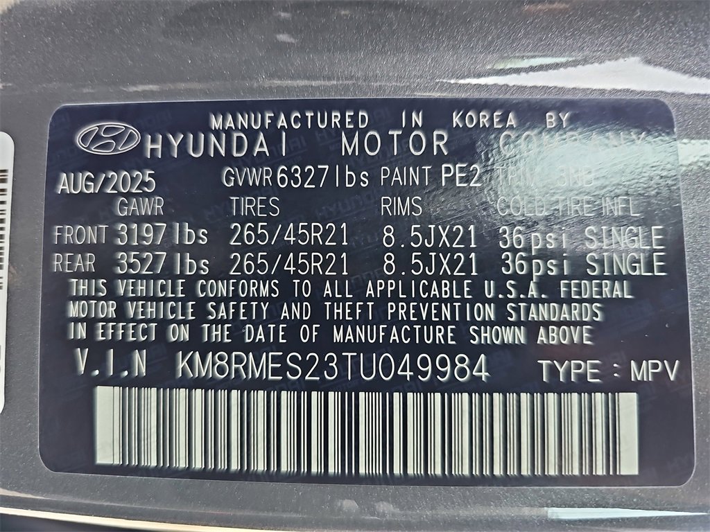 New 2026 Hyundai Palisade Calligraphy image 37