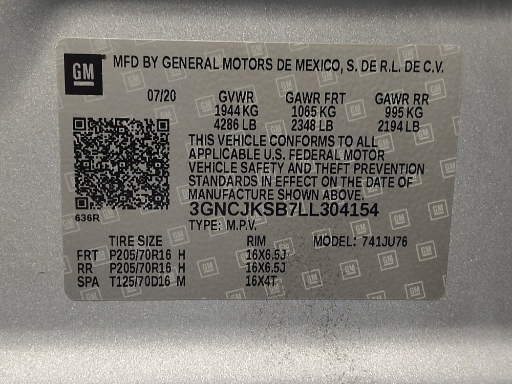 Used 2020 Chevrolet Trax LS w/ Tint and Cruise Package FWD image 33