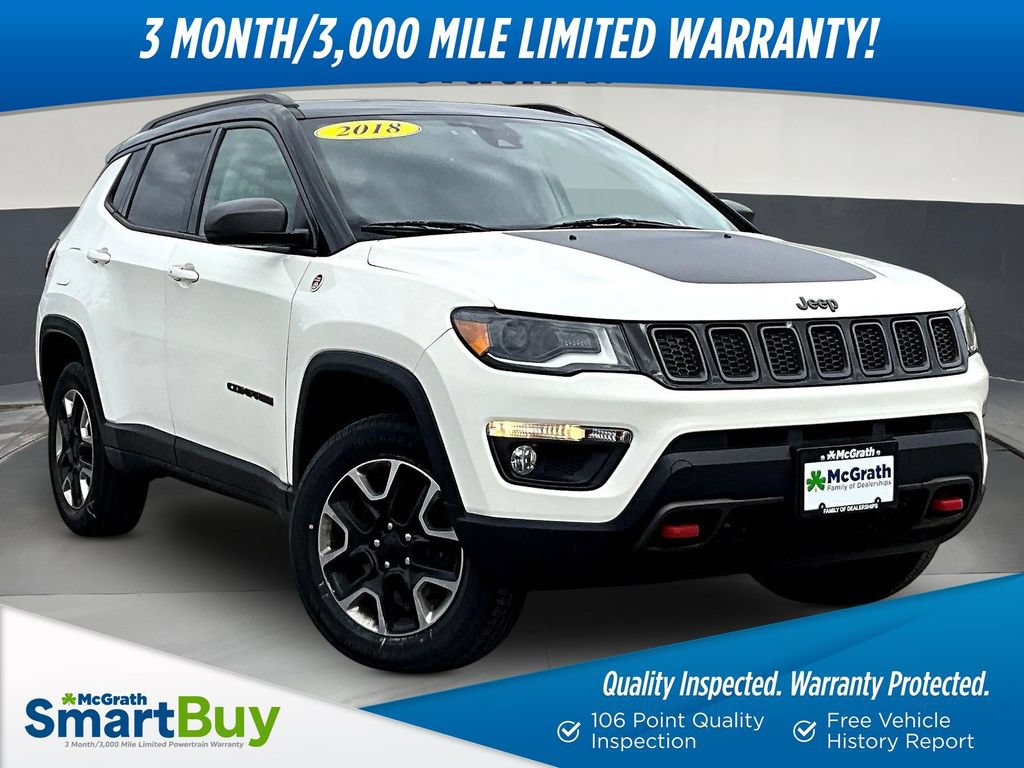Used 2018 Jeep Compass Trailhawk w/ Leather Interior Group AWD/4WD video 1