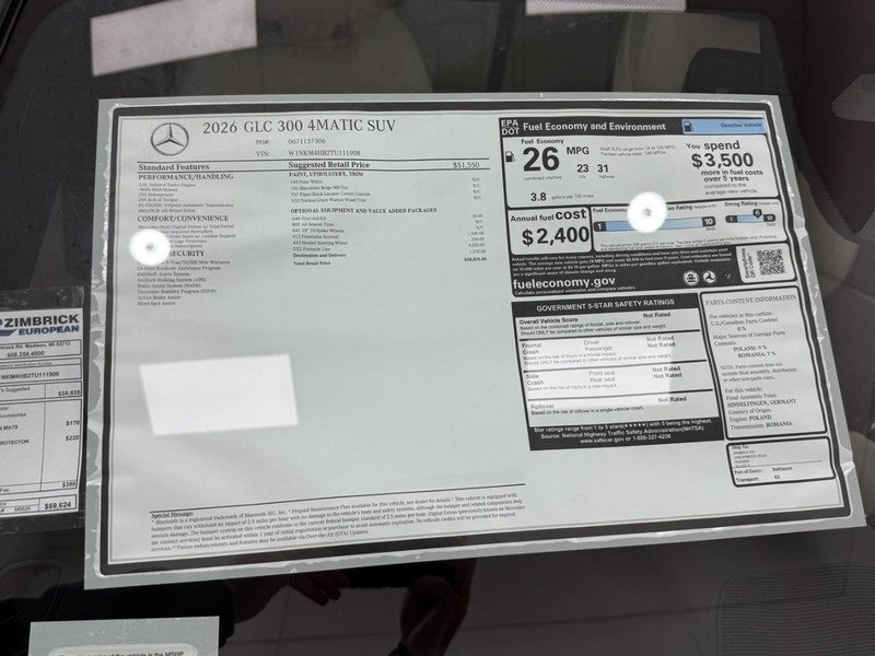 New 2026 Mercedes-Benz GLC 300 4MATIC image 4