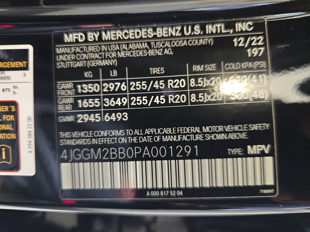 Certified 2023 Mercedes-Benz EQE 350+ SUV image 38