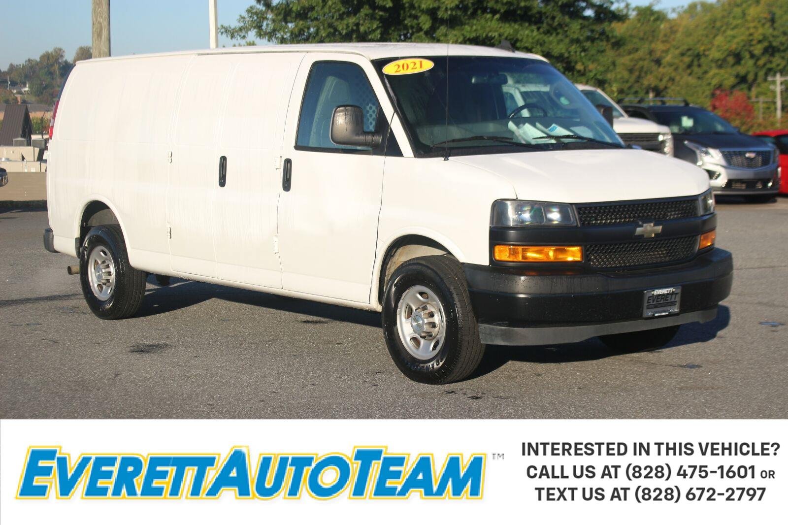 Used 2021 Chevrolet Express 2500 Extended w/ Driver Convenience Package RWD image 1