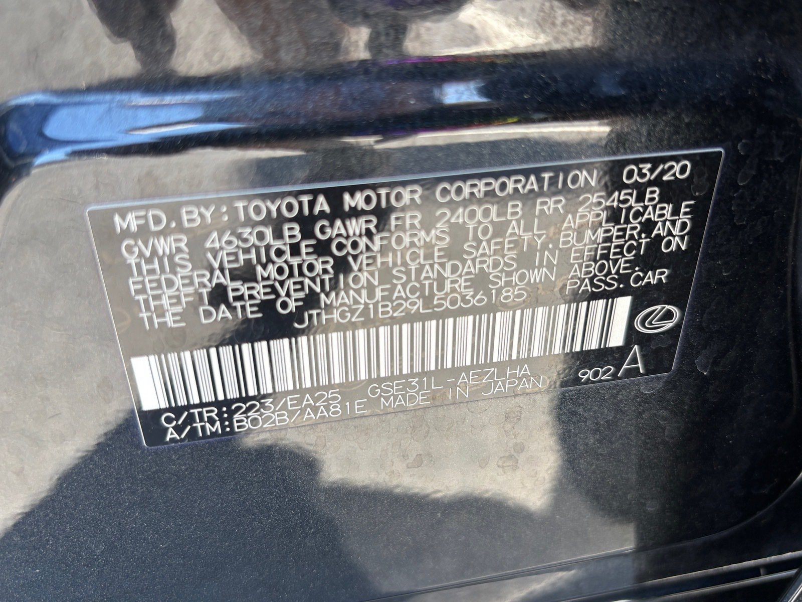 Used 2020 Lexus IS 350 F Sport w/ F Sport Package RWD image 33