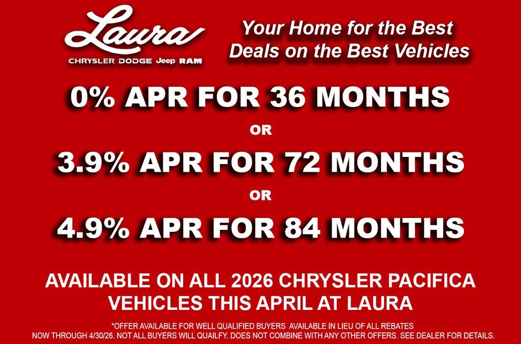 New 2026 Chrysler Pacifica Limited w/ Uconnect Theater Family Group image 5