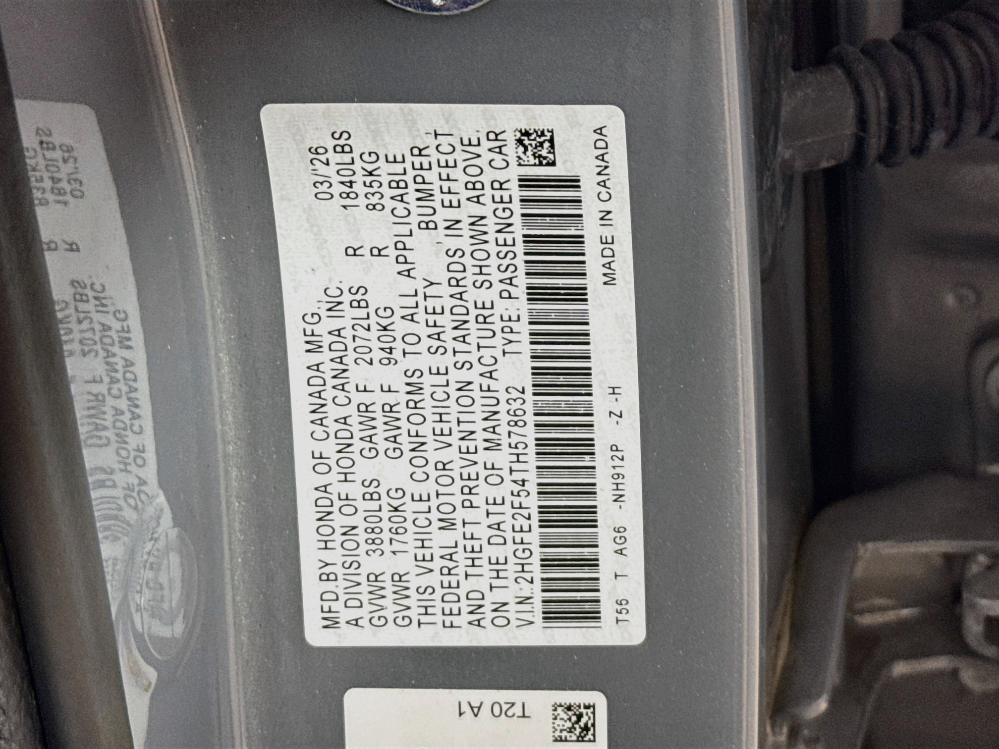 Certified 2026 Honda Civic Sport image 36