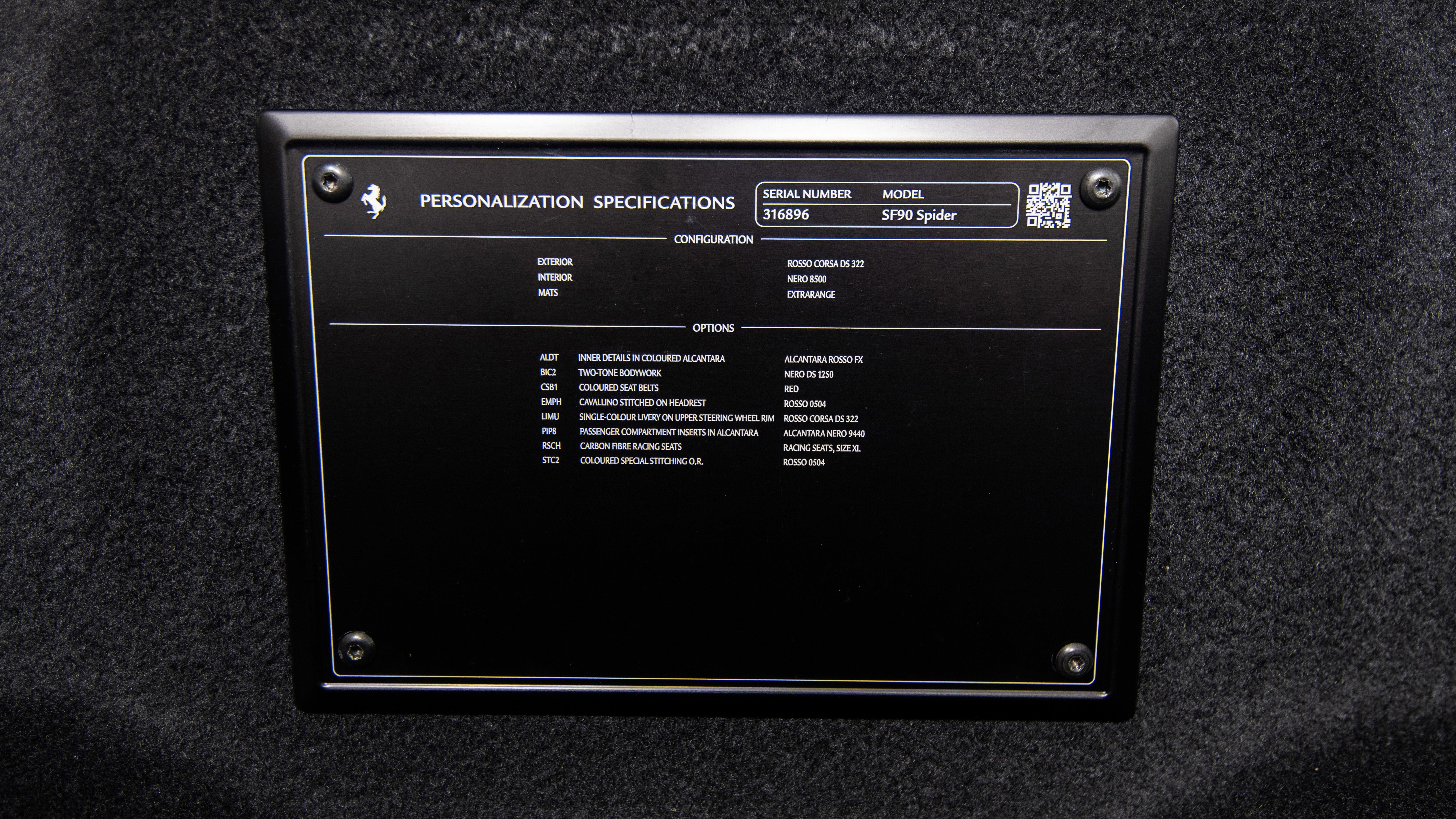 Certified 2025 Ferrari SF90 Spider image 53