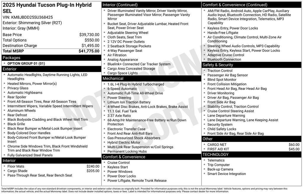New 2025 Hyundai Tucson SEL AWD/4WD image 22