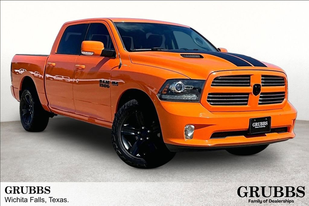 Used 2017 RAM 1500 Sport w/ Ignition Orange Sport Package AWD/4WD image 1