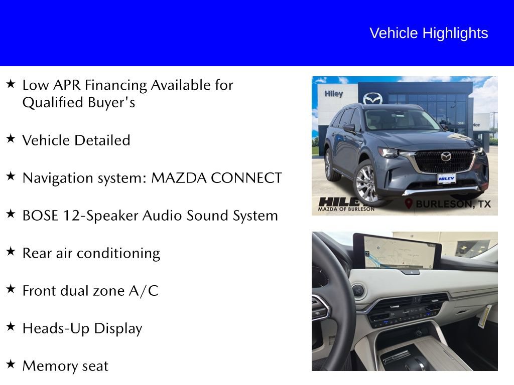 New 2026 MAZDA CX-90 3.3 Turbo w/ Premium Plus Pkg AWD/4WD image 9
