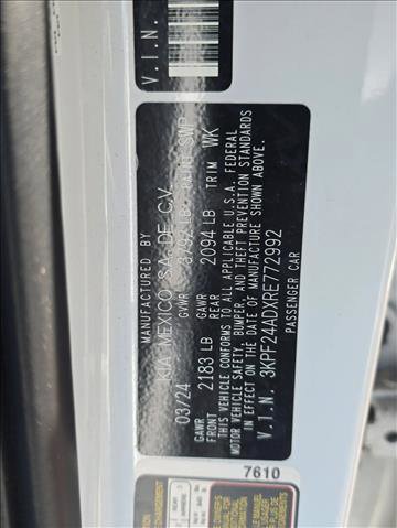 Used 2024 Kia Forte LXS image 25