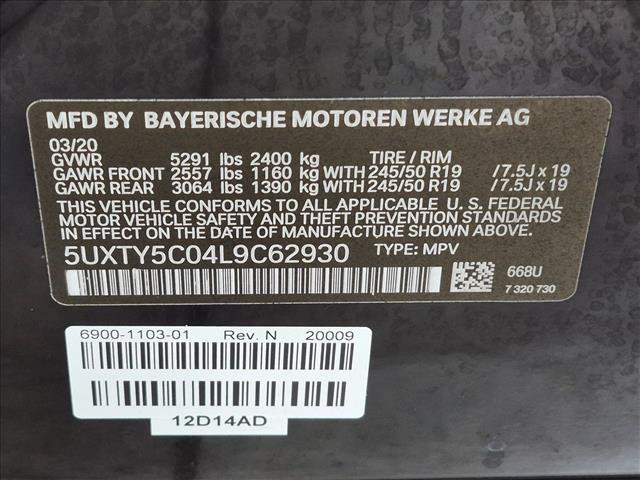 Used 2020 BMW X3 xDrive30i w/ Convenience Package AWD/4WD image 26