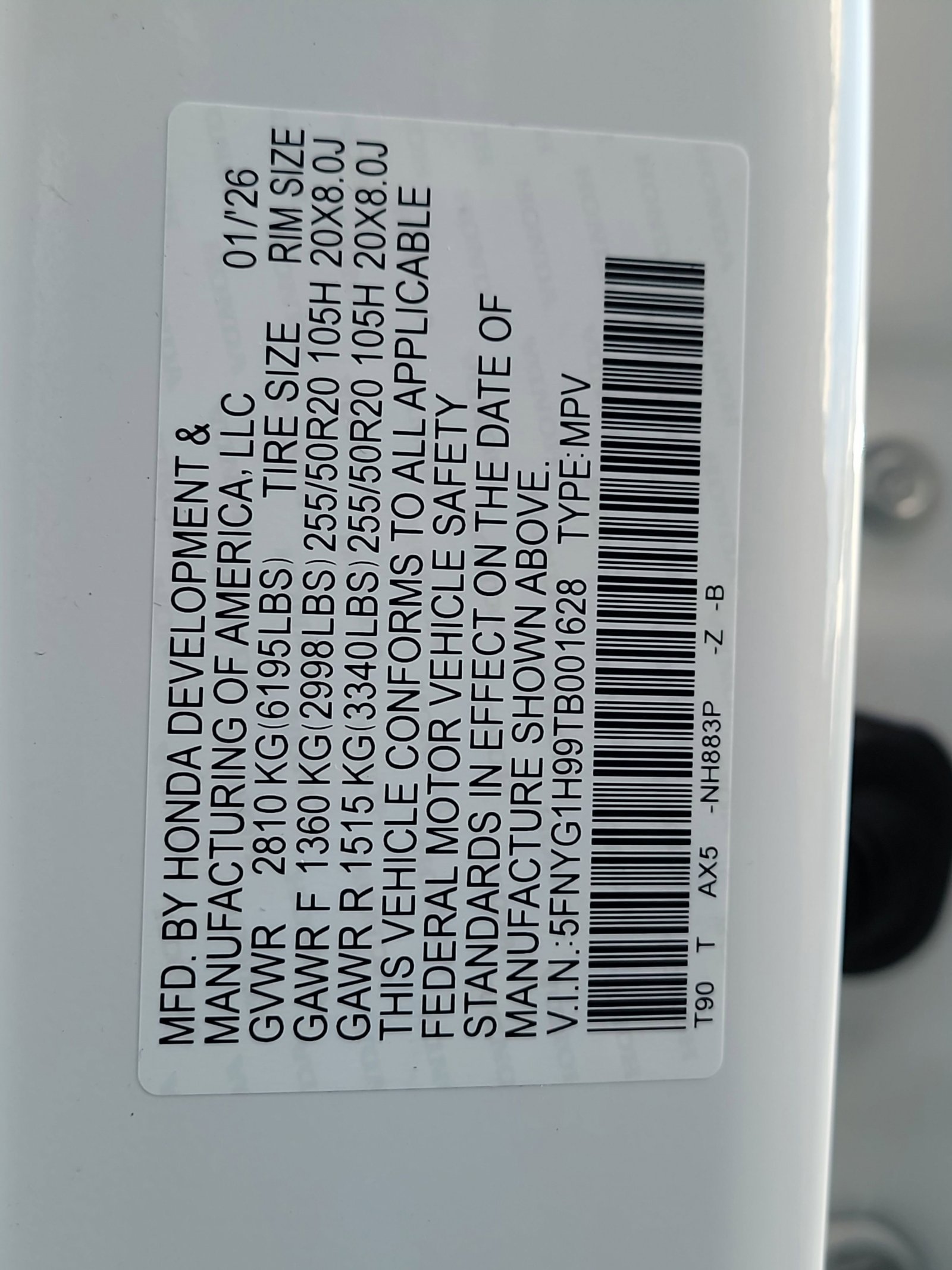 New 2026 Honda Pilot Black Edition image 33