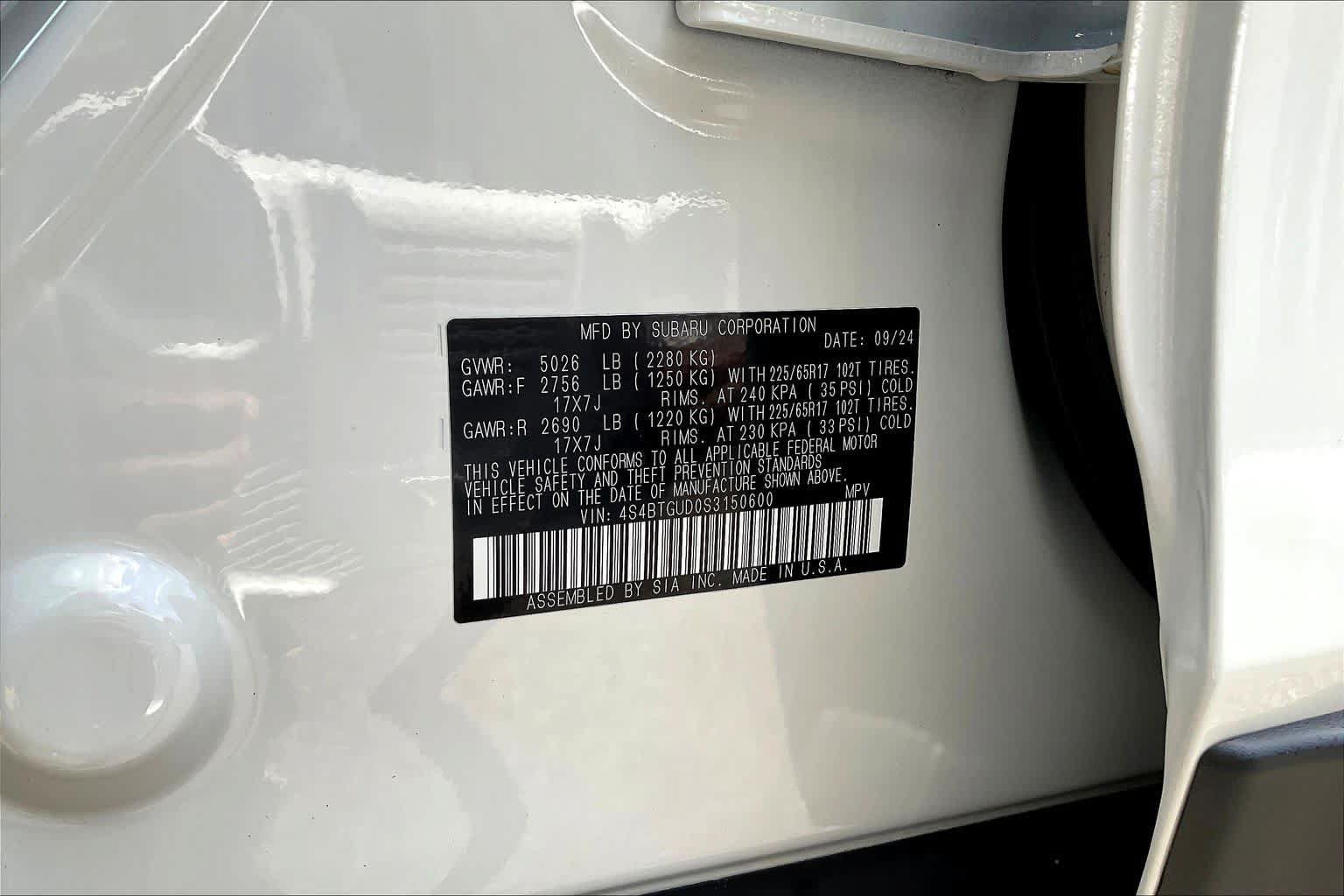 Used 2025 Subaru Outback Wilderness AWD/4WD image 64