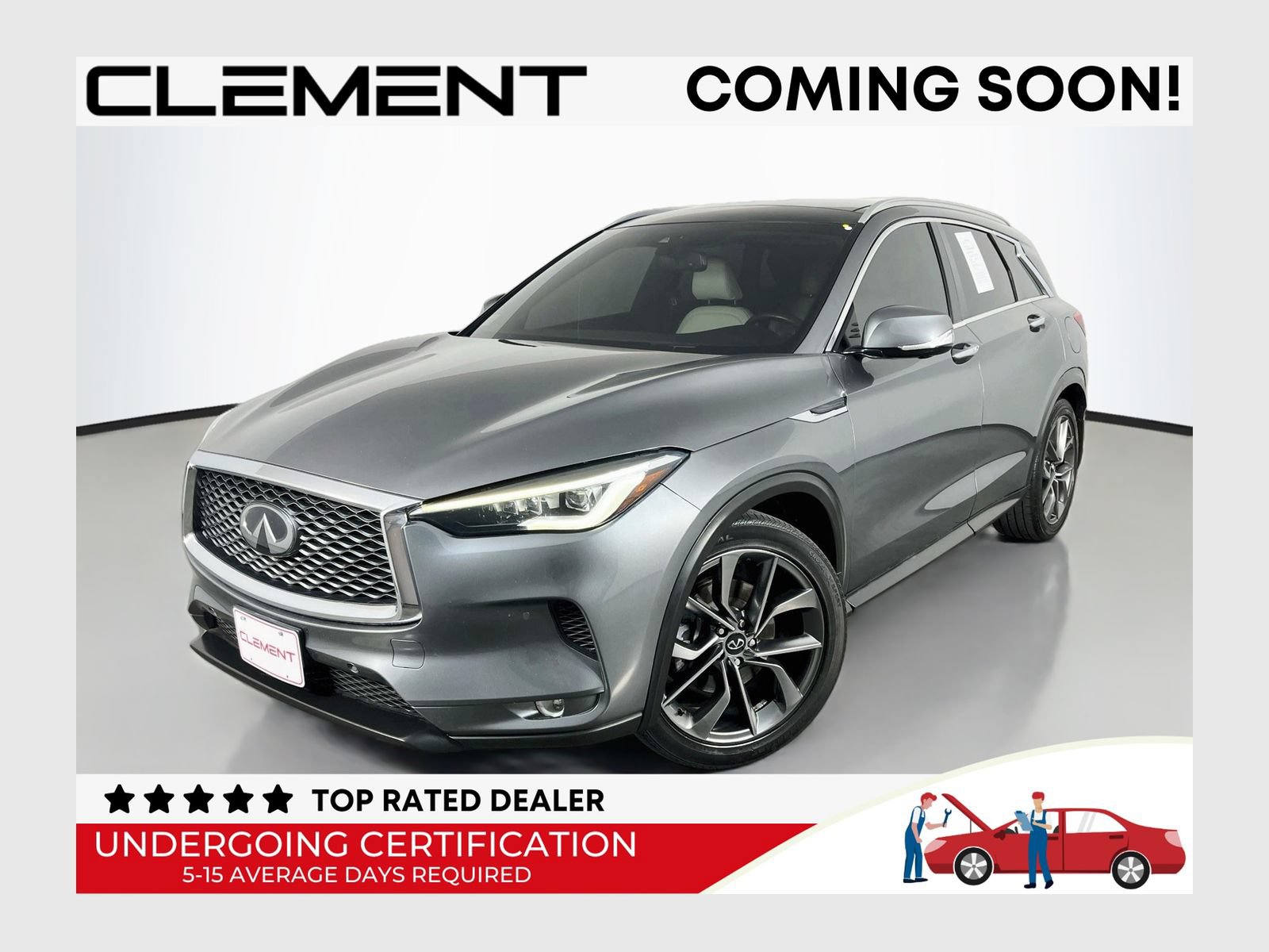 Used 2021 INFINITI QX50 Autograph w/ Premium White Leather Package