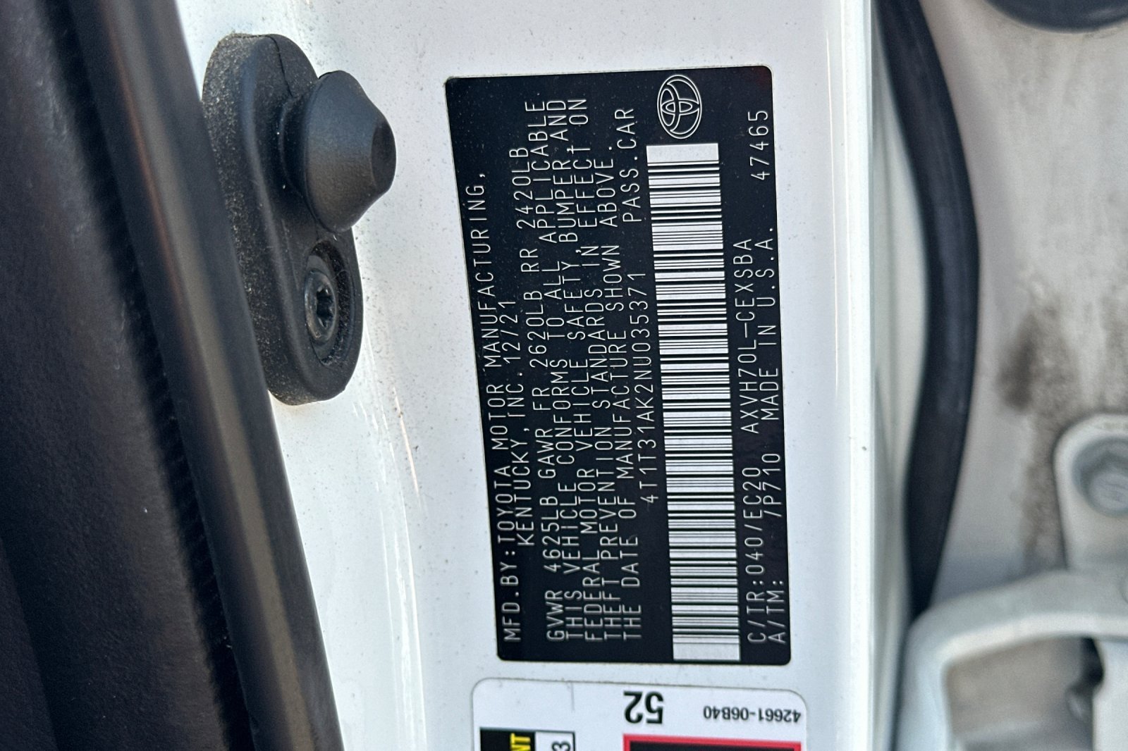 Certified 2022 Toyota Camry SE w/ Convenience Package FWD image 27