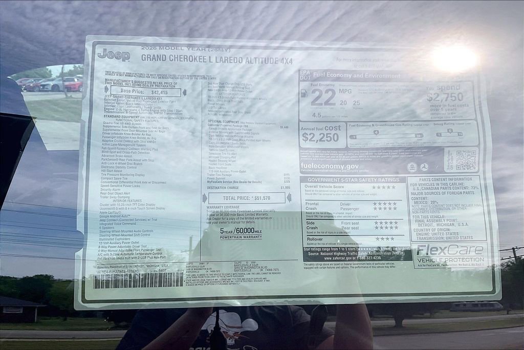 New 2026 Jeep Grand Cherokee L 4WD image 14