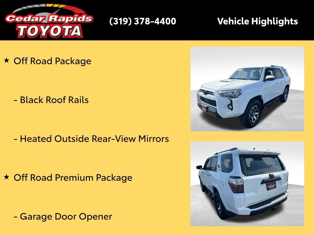Certified 2023 Toyota 4Runner TRD Off-Road Premium w/ Moonroof Package AWD/4WD image 33