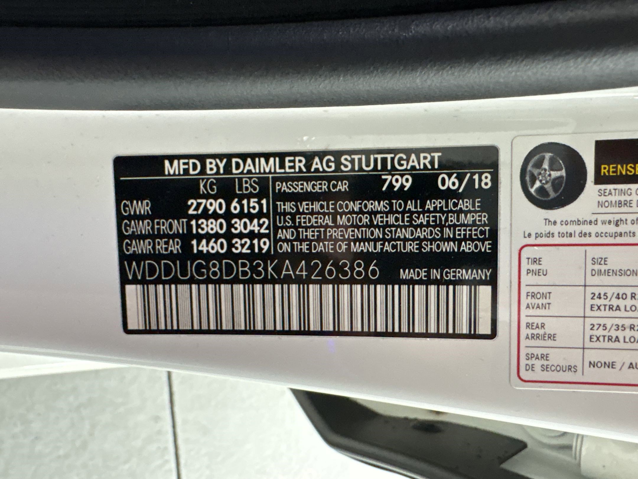 Certified 2019 Mercedes-Benz S 560 Sedan image 18
