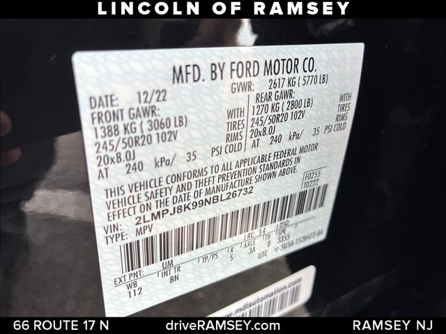 Used 2022 Lincoln Nautilus Reserve AWD/4WD image 29