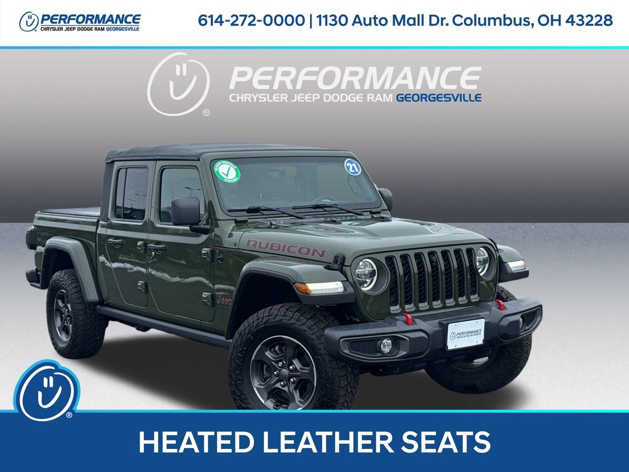 Used 2021 Jeep Gladiator Rubicon w/ Uconnect 4C Nav & Sound Group
