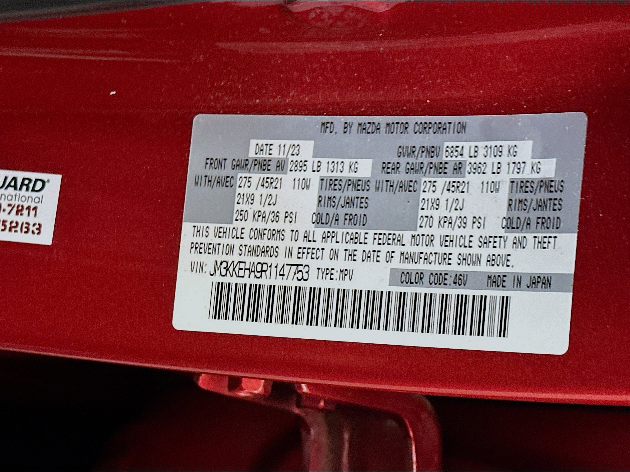 Used 2024 MAZDA CX-90 Plug-In Hybrid w/ Premium Plus image 12