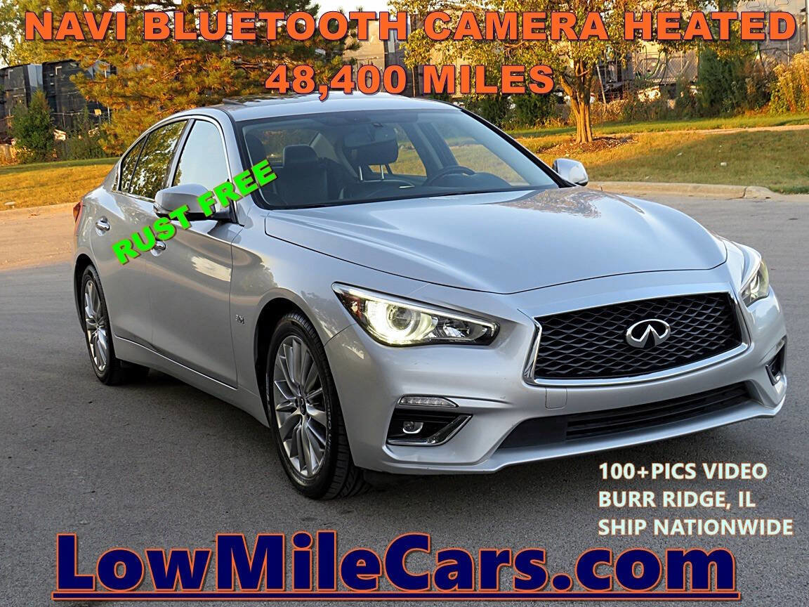 Used 2019 INFINITI Q50 Luxe w/ Essential Package (3.0T Luxe) image 7