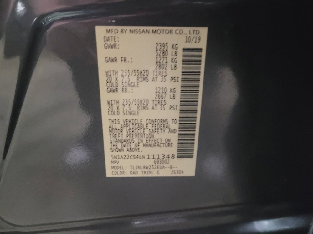 Used 2020 Nissan Murano SL w/ Moonroof Package image 33