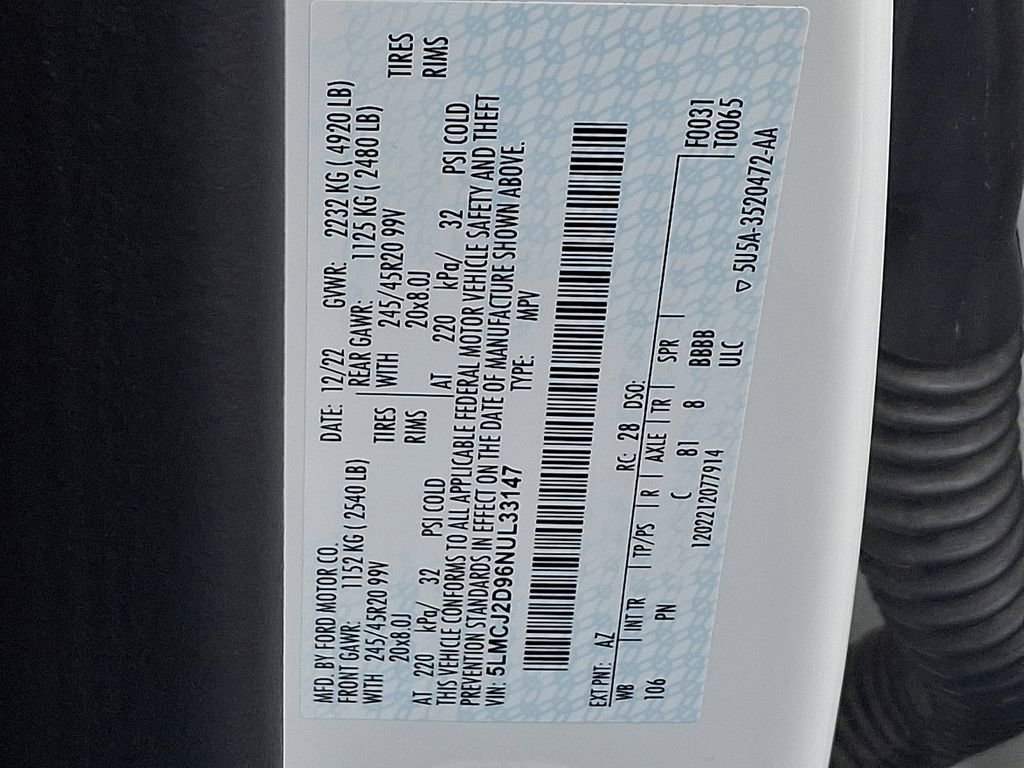 Certified 2022 Lincoln Corsair Reserve w/ Equipment Group 201A image 26