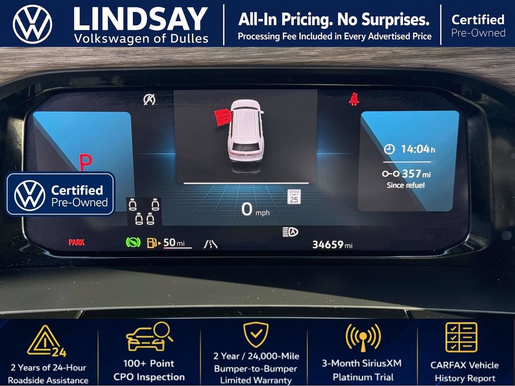 Certified 2024 Volkswagen Atlas SEL AWD/4WD image 27