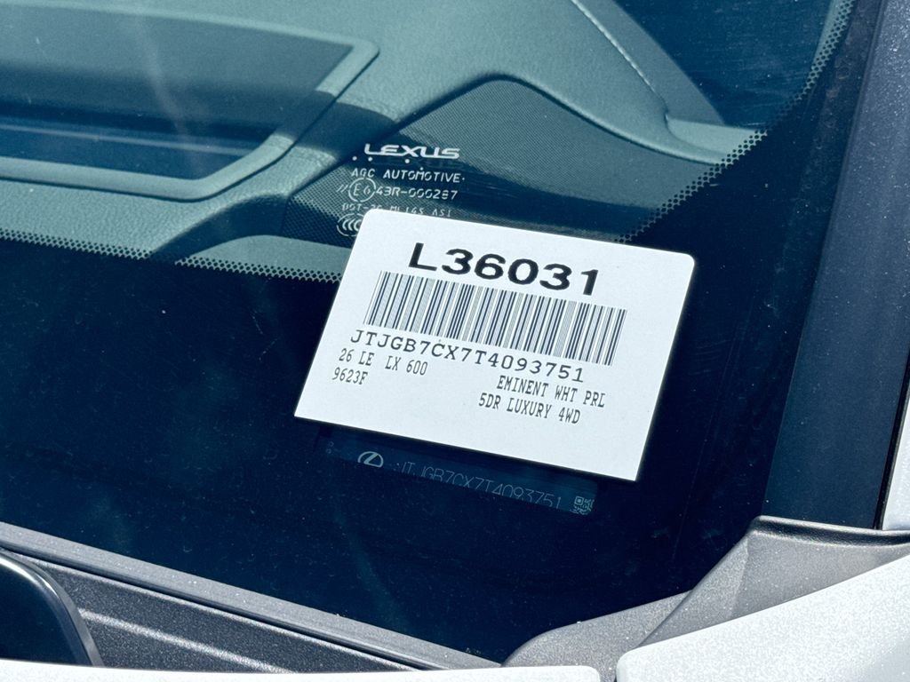 New 2026 Lexus LX 600 4WD w/ Luxury Package image 16