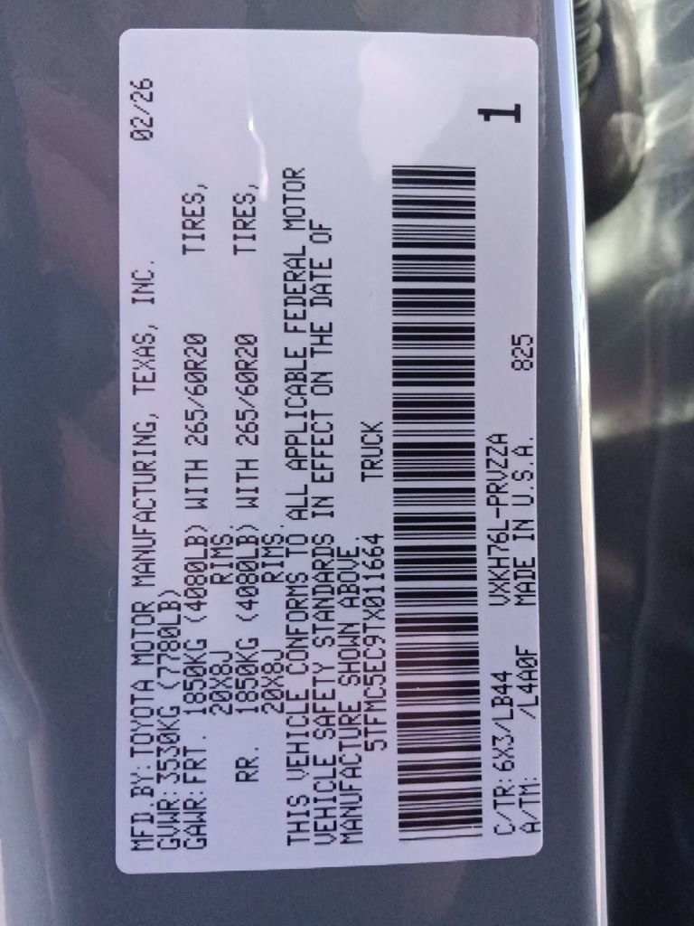 New 2026 Toyota Tundra 1794 Edition image 39