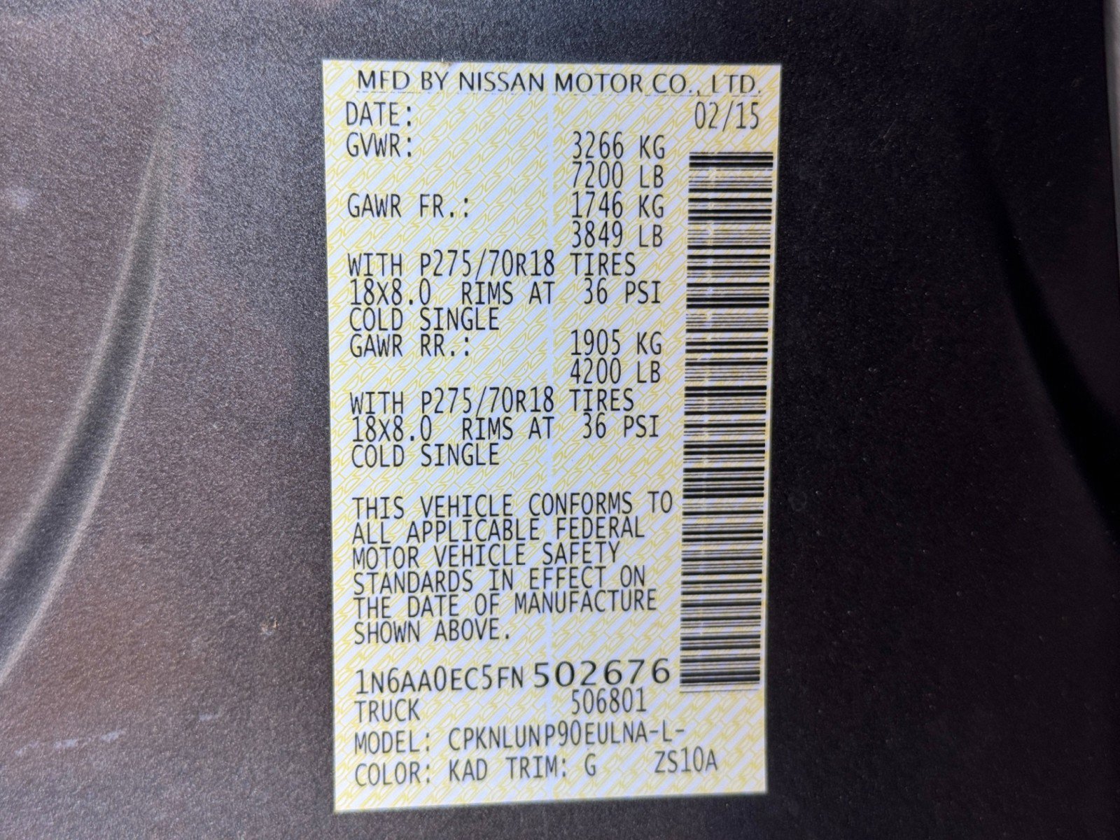 Used 2015 Nissan Titan PRO-4X AWD/4WD image 41