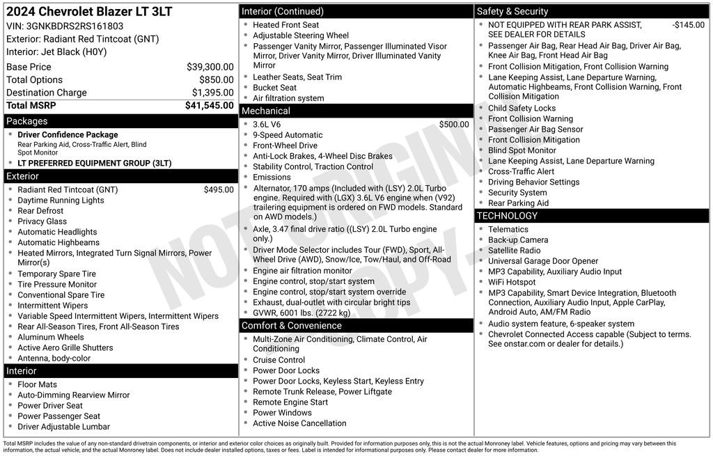 Certified 2024 Chevrolet Blazer LT image 6