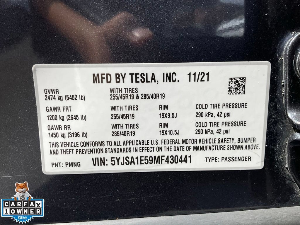 Used 2021 Tesla Model S Long Range AWD/4WD image 21
