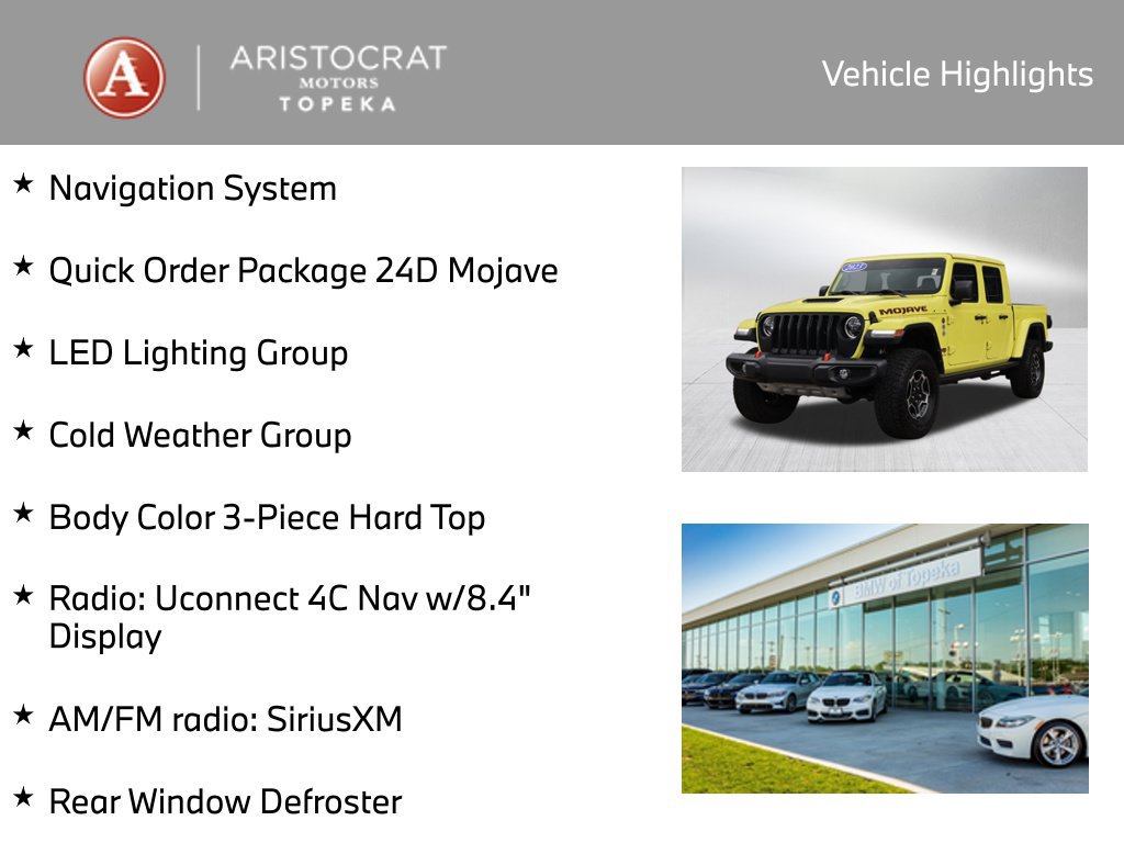 Used 2023 Jeep Gladiator Mojave w/ LED Lighting Group AWD/4WD image 2
